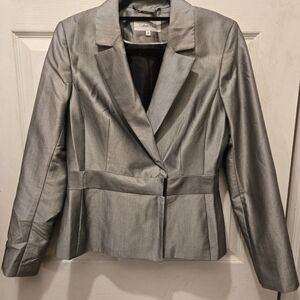 Calvin Klein Women's Silver Blazer